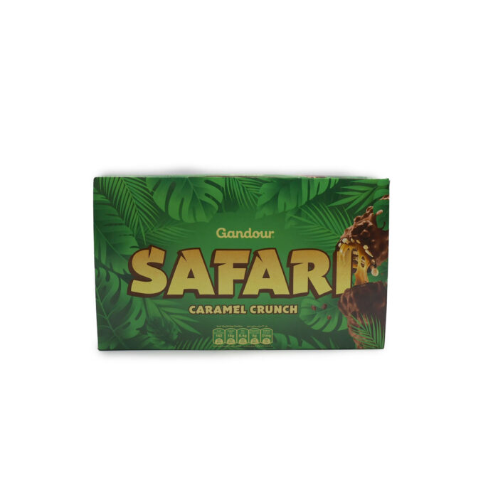 SAFARI CARAMEL CRUNCH, WAFER CARAMEL & CEREAL COVERED WITH MILK CHOCOLATE { 3PCS, 6PCS, PACK 12PCS } - Image 3