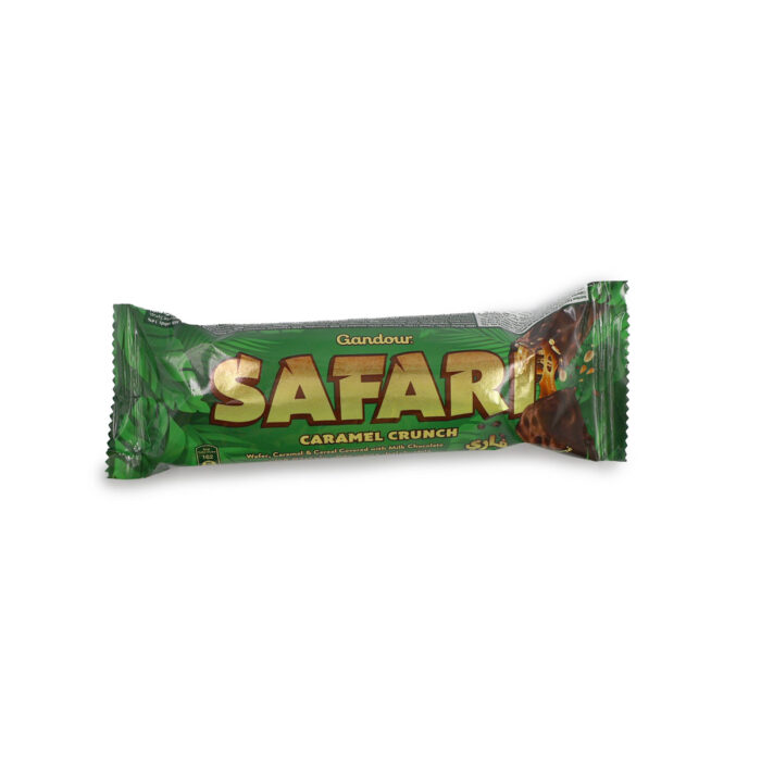 SAFARI CARAMEL CRUNCH, WAFER CARAMEL & CEREAL COVERED WITH MILK CHOCOLATE { 3PCS, 6PCS, PACK 12PCS } - Image 5