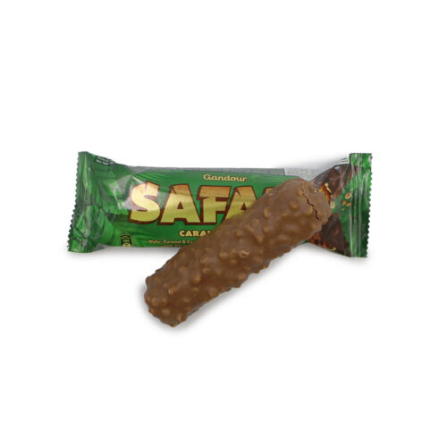 SAFARI CARAMEL CRUNCH, WAFER CARAMEL & CEREAL COVERED WITH MILK CHOCOLATE { 3PCS, 6PCS, PACK 12PCS }