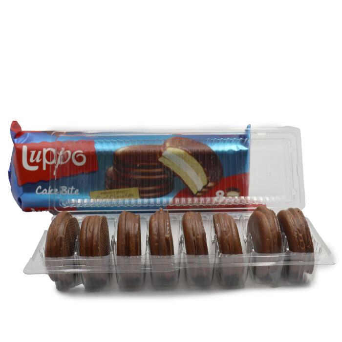 LUPPO CAKE BITE PREMIUM QUALITY REAL CHOCOLATE 8PCS 184G - Image 3