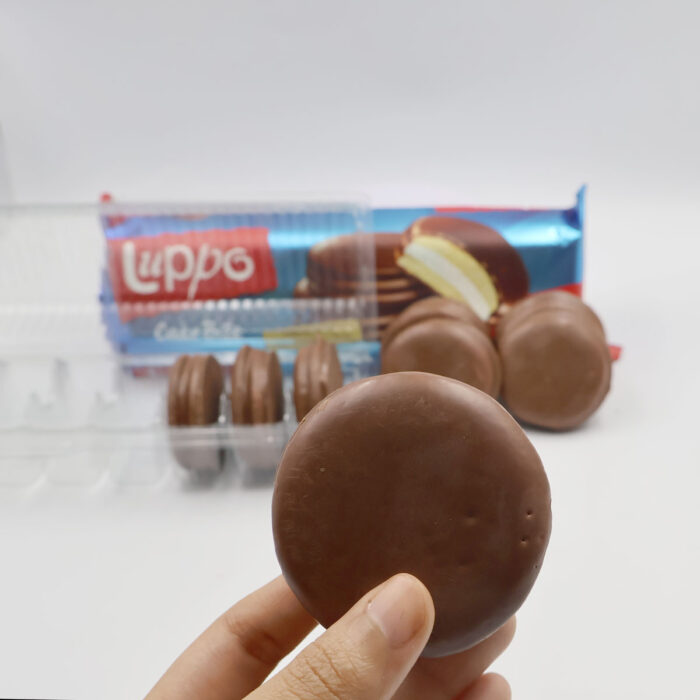LUPPO CAKE BITE PREMIUM QUALITY REAL CHOCOLATE 8PCS 184G - Image 5