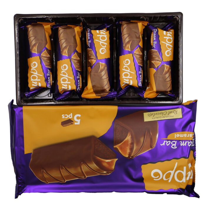 LUPPO DREAM BAR CARAMEL PREMIUM QUALITY REAL CHOCOLATE 5PCS 150G - Image 5
