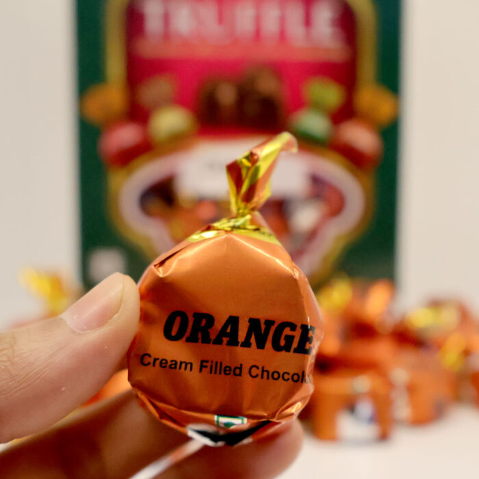 MAX TRUFFLE CHOCOLATE WITH A SMOOTH MELTING ORANGE  FILLING {250G, 500G, 1KG} - Image 3