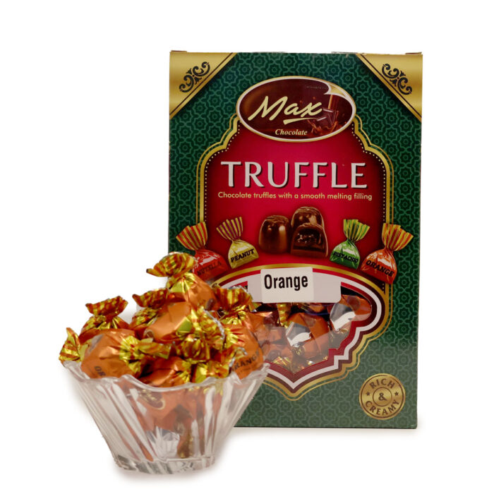 MAX TRUFFLE CHOCOLATE WITH A SMOOTH MELTING ORANGE  FILLING {250G, 500G, 1KG} - Image 6