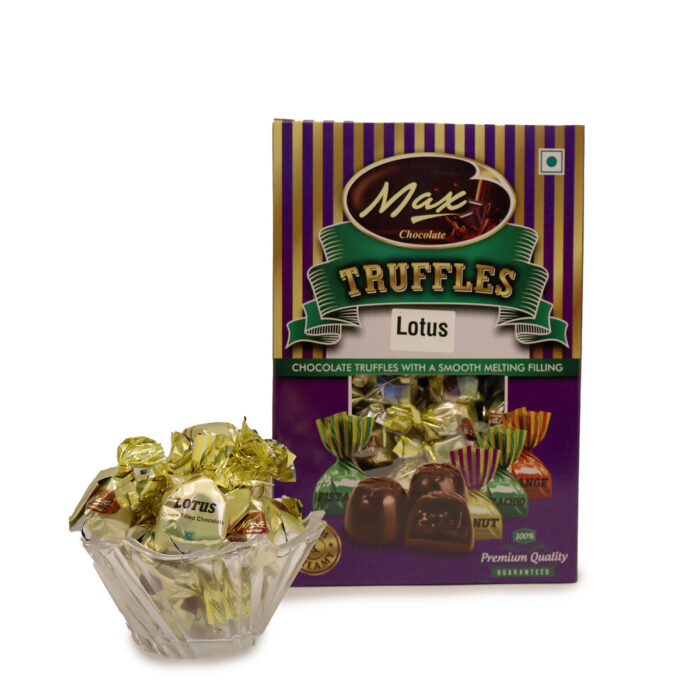 MAX TRUFFLES CHOCOLATE WITH A SMOOTH MELTING LOTUS FILLING {250G, 500G, 1KG} - Image 6