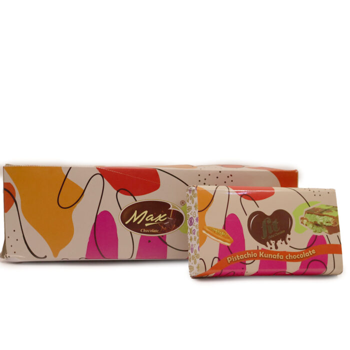 FIT DUBAI CHOCOLATE { 200G } PISTACHIO KUNAFA CHOCOLATE ,MADE IN U.A.E BY MAX CHOCOLATE - Image 3