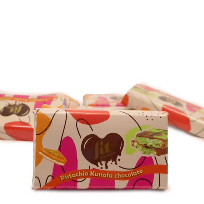 FIT DUBAI CHOCOLATE { 200G } PISTACHIO KUNAFA CHOCOLATE ,MADE IN U.A.E BY MAX CHOCOLATE - Image 5