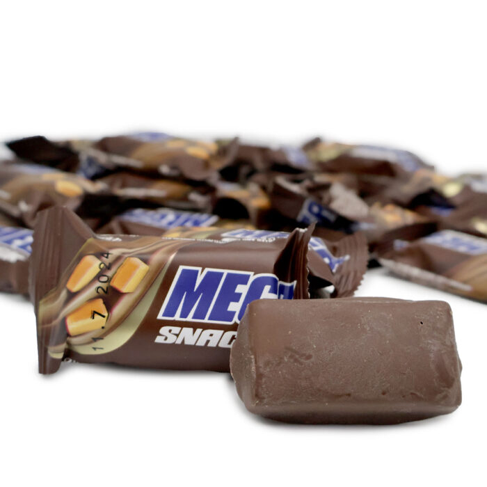 MEGA SNACK CARAMEL FILLED AND COVERED WITH CHOCOLATE ,VIENNA HIGH QUALITY CHOCOLATE {250G, 500G, 1KG}