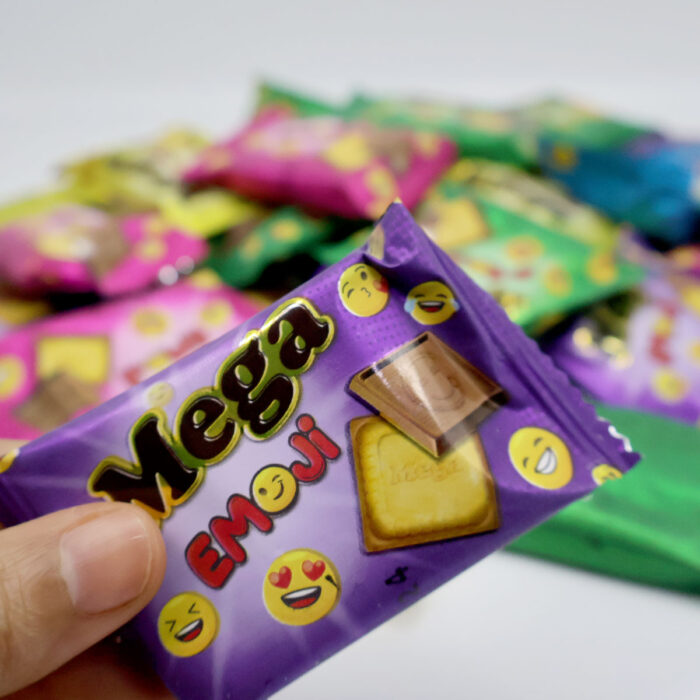 MEGA EMOJI RICH CHOCOLATE WITH CRUNCHY BISCUITS ,VIENNA HIGH QUALITY CHOCOLATE {250G, 500G, 1KG} - Image 3