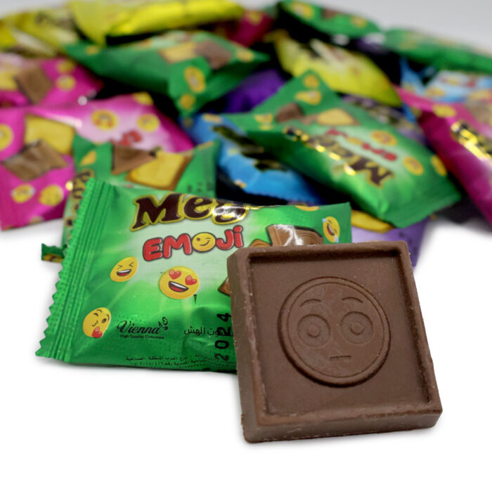 MEGA EMOJI RICH CHOCOLATE WITH CRUNCHY BISCUITS ,VIENNA HIGH QUALITY CHOCOLATE {250G, 500G, 1KG}