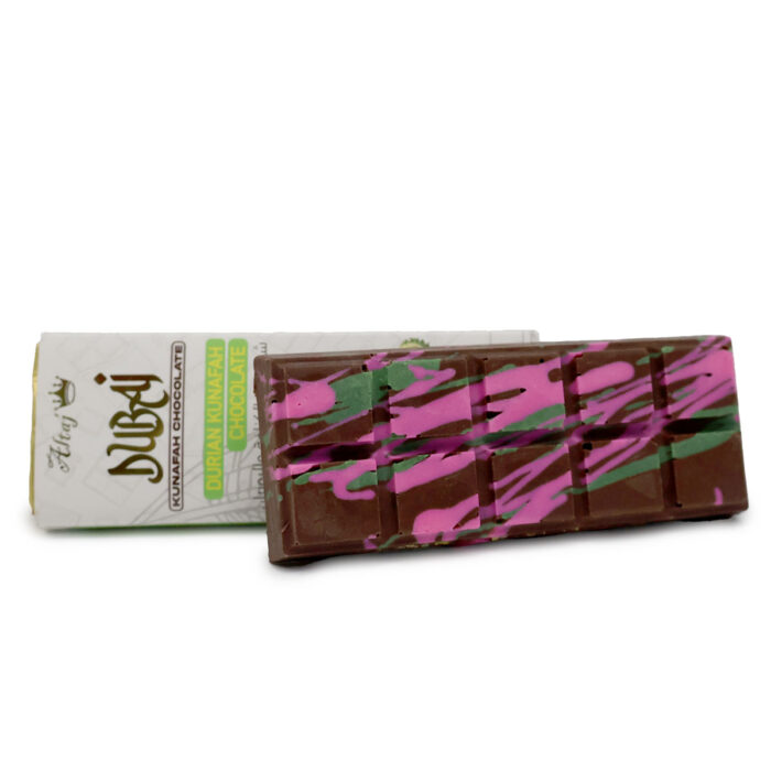 DUBAI KUNAFAH CHOCOLATE 60G {PISTACHIO KUNAFAH, ALMOND KUNAFAH WHITE CHOCOLATE, LOTUS KUNAFAH WHITE CHOCOLATE, DURIAN KUNAFAH} BY ALTAJ - Image 8