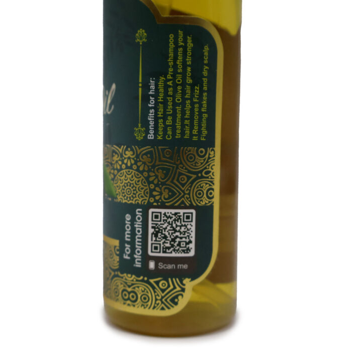 ALNOOR OLIVE OIL FOR SKIN & HAIR 120ML ,ALNOOR Minyak Zaitun untuk RAMBUT & KULIT - Image 5