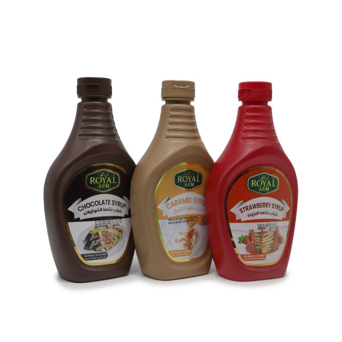 ROYAL ARM Chocolate/Strawberry/Caramel Syrup 624g ,Halal Sirap Coklat_Strawberi_Karamel