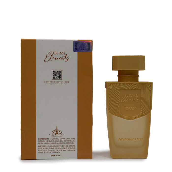 NECTARINE HAZE SUBLIME ELEMENTS EAU DE PARFUM 100ML BY PENDORA SCENTS - Image 4