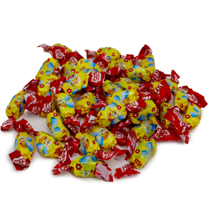 Roshen Crazy Bee SOFT GUMMMIES WITH FRUITY FILLINGS ,JELLY CANDIES { 250G , 500G , 1000G }