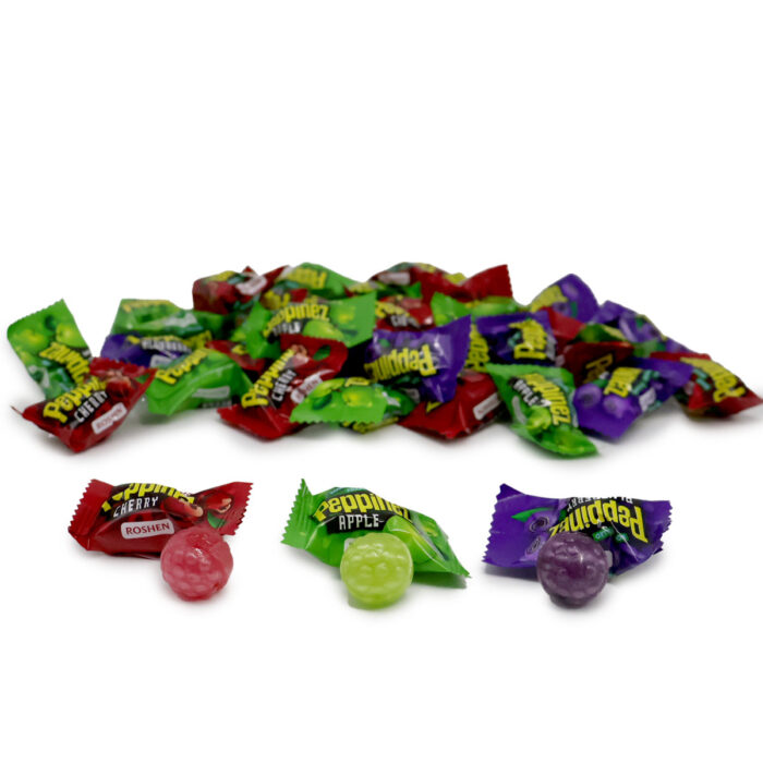 ROSHEN PEPPINEZ - SOUR FRUIT FILLED CANDIES { 300G , 500G , 900G } - Image 9