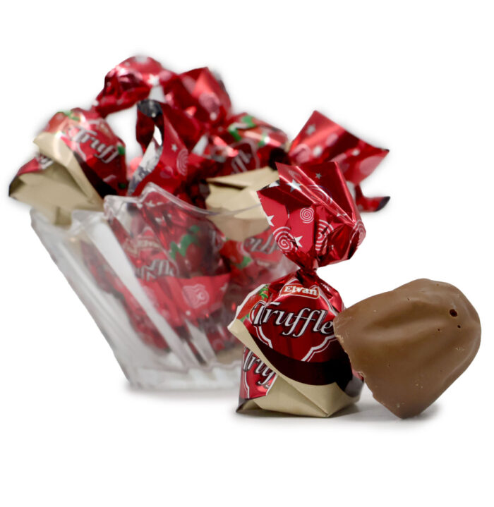 TRUFFLE MILK CHOCO WITH STRAWBERRY FLAVOURED CREAM AND CRISPY RICE BY ELVAN{ 250G, 500G, 1KG } - Image 9