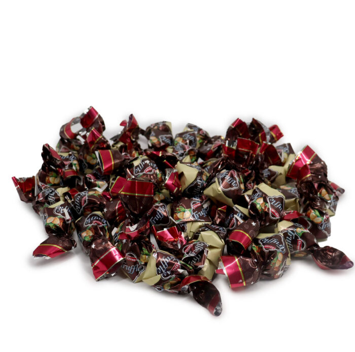 TRUFFLE MILK CHOCO WITH HAZELNUT FLAVOURED CREAM AND CRISPY RICE BY ELVAN{ 250G, 500G, 1KG } - Image 4