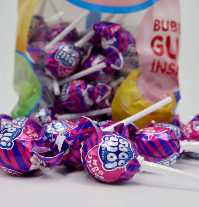 ROSHEN LOLLI POPS WITH BUBBLE GUM INSIDE { 250G, 500G, 920G } - Image 3