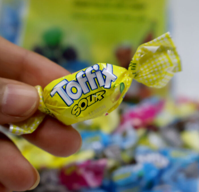 TOFFIX SOUR FILLED SOFT CANDY  BY ELVAN { 250G, 500G, 800G } - Image 4