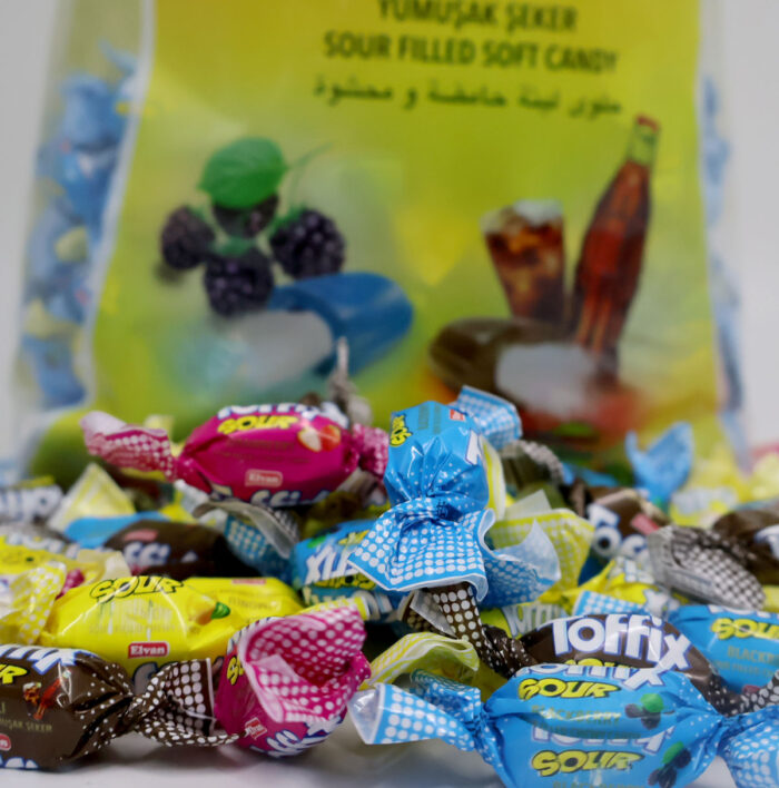 TOFFIX SOUR FILLED SOFT CANDY  BY ELVAN { 250G, 500G, 800G } - Image 8