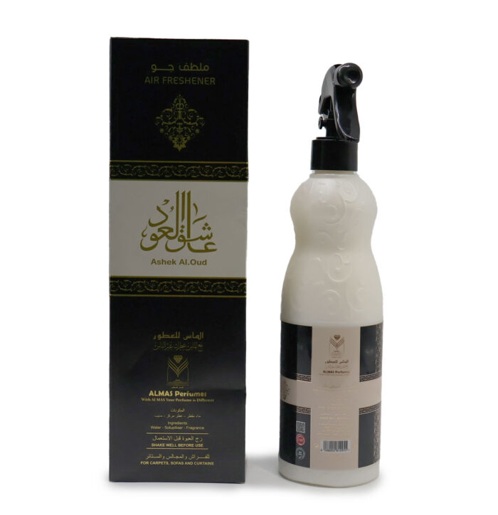Ashek Al.Oud Royal Air Freshener 480ML By Almas Perfumes, { For Carpets, Sofas And Curtains } - Image 7
