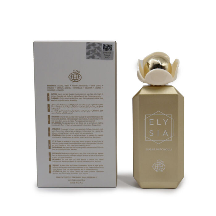 ELYSIA SUGAR PATCHOULI Eau De Parfum 100ML By Fragrance World - Image 5