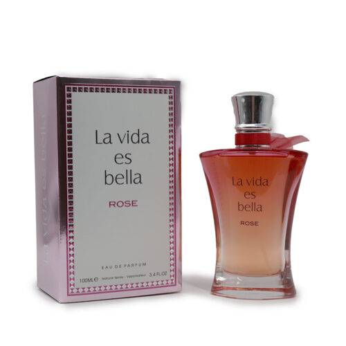 La vida es bella ROSE Eau De Parfum 100ML By Fragrance World