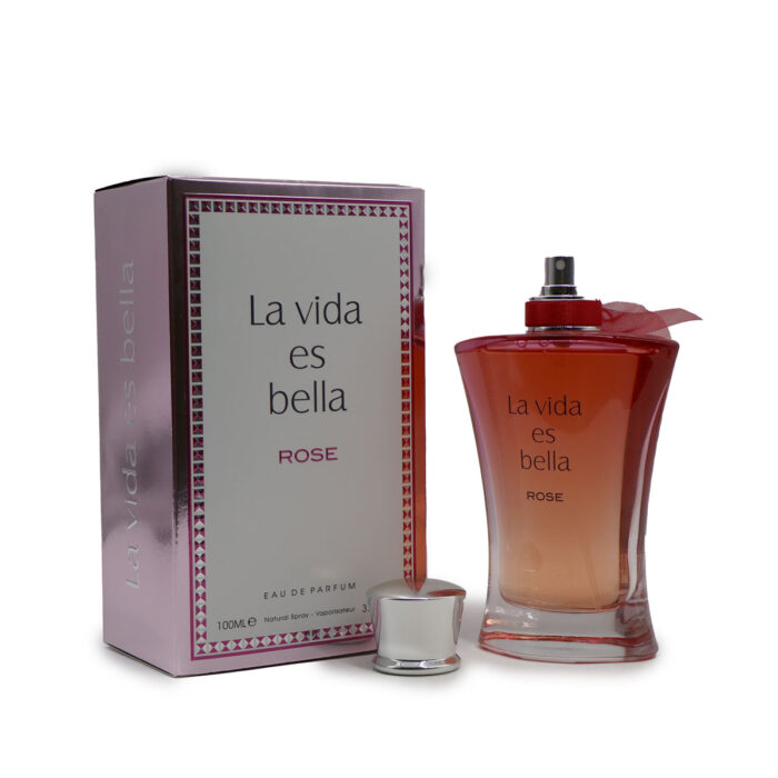 La vida es bella ROSE Eau De Parfum 100ML By Fragrance World - Image 8