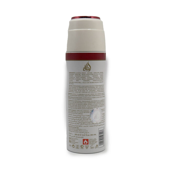 Ana Al Abiyedh Rouge Body Spray 200ml By Lattafa - Image 3