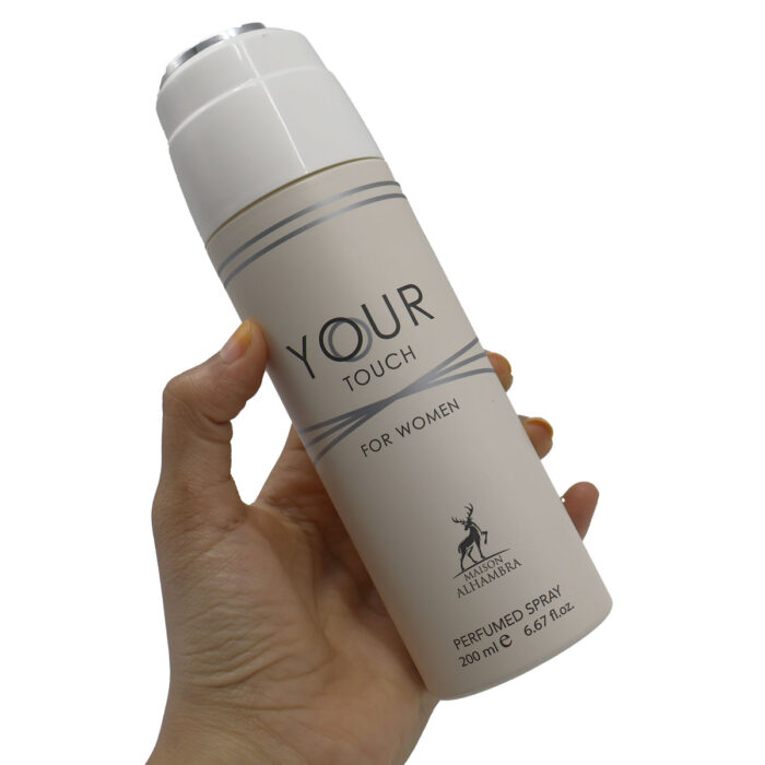 YOUR TOUCH White For Women Body Spray 200ML By Maison AlHambra - Image 4