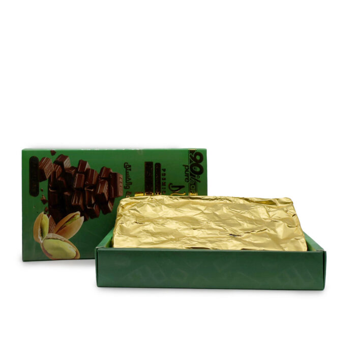 PISTACHIO KUNAFAH CHOCOLATE DUBAI 240G , 90% OF PASTE PURE PISTACHIO BY ALTAJ - Image 6