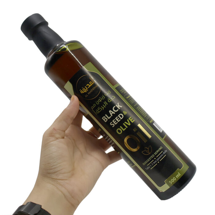 AL MADINAH BLACK SEED & OLIVE OIL { 50ML,100ML, 250ML, 500ML } - Image 4