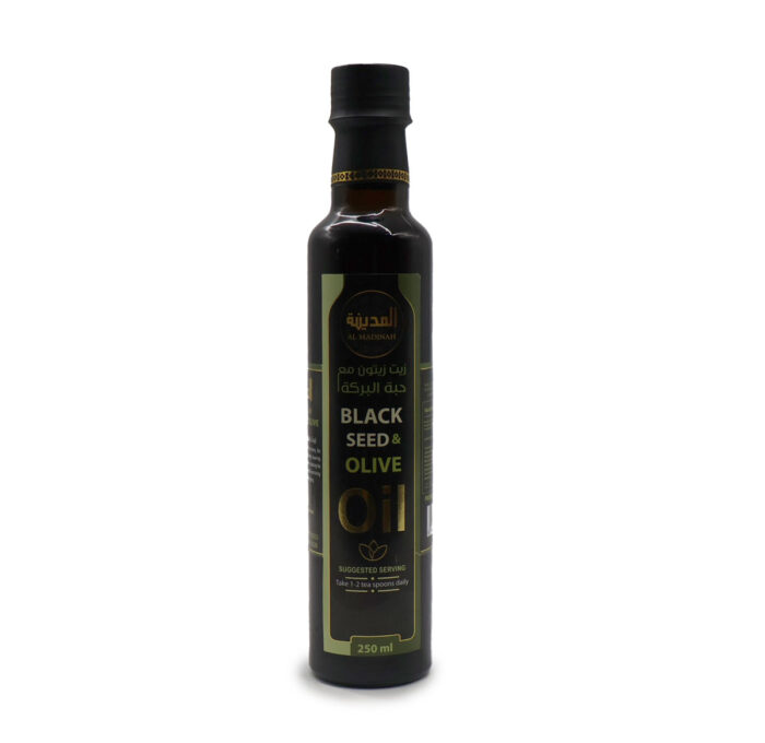 AL MADINAH BLACK SEED & OLIVE OIL { 50ML,100ML, 250ML, 500ML } - Image 5