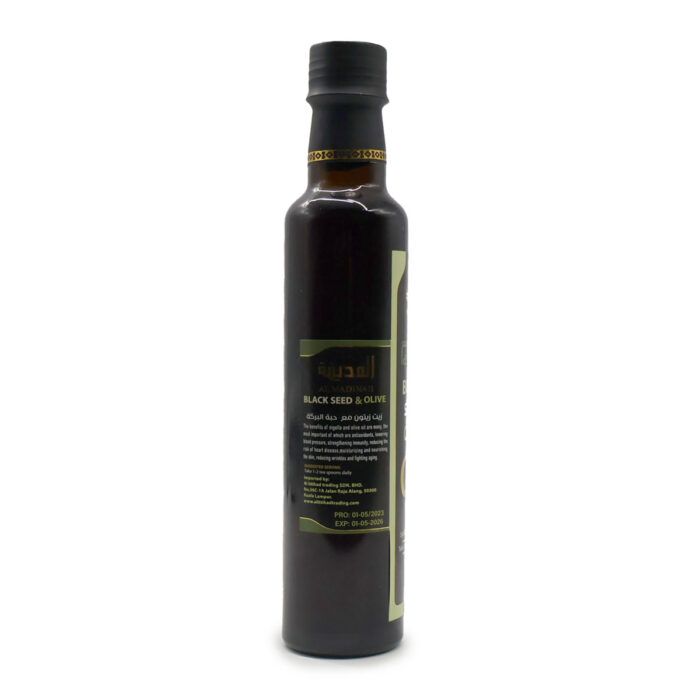 AL MADINAH BLACK SEED & OLIVE OIL { 50ML,100ML, 250ML, 500ML } - Image 6