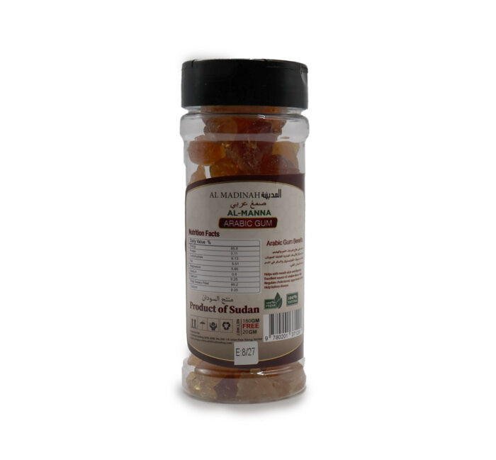 AL-MANNA ARABIC GUM By AL MADINAH 100% Premium Quality { 110G, 200G, 300G } - Image 5