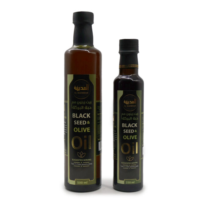 AL MADINAH BLACK SEED & OLIVE OIL { 50ML,100ML, 250ML, 500ML } - Image 8