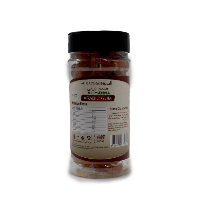 AL-MANNA ARABIC GUM By AL MADINAH 100% Premium Quality { 110G, 200G, 300G } - Image 8