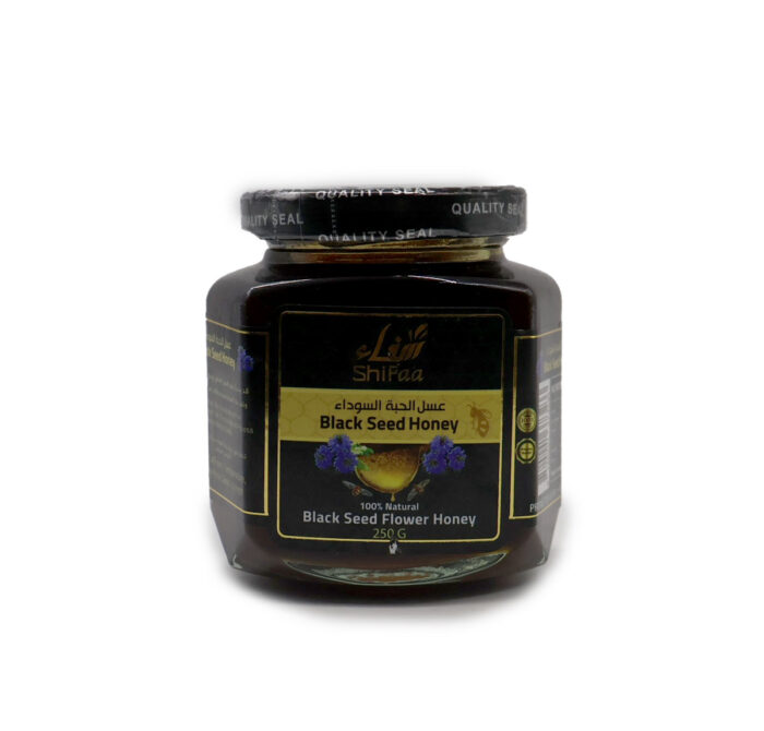 SHIFAA Black seed Flower Honey 250G 100% - Image 2