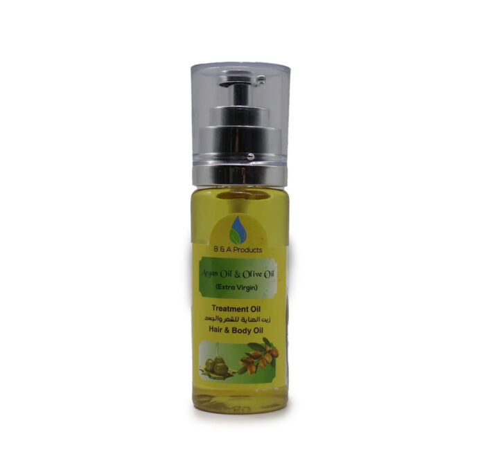 AL MADINAH ARGAN OIL & OLIVE OIL ( EXTRA VIRGIN )  Spray Hair & Body Oil 100ML - Image 2