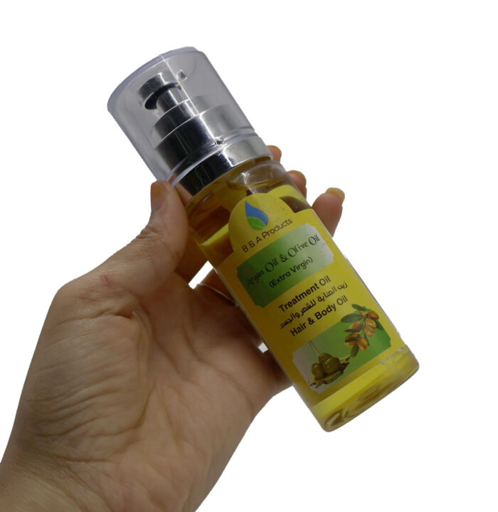 AL MADINAH ARGAN OIL & OLIVE OIL ( EXTRA VIRGIN )  Spray Hair & Body Oil 100ML - Image 7