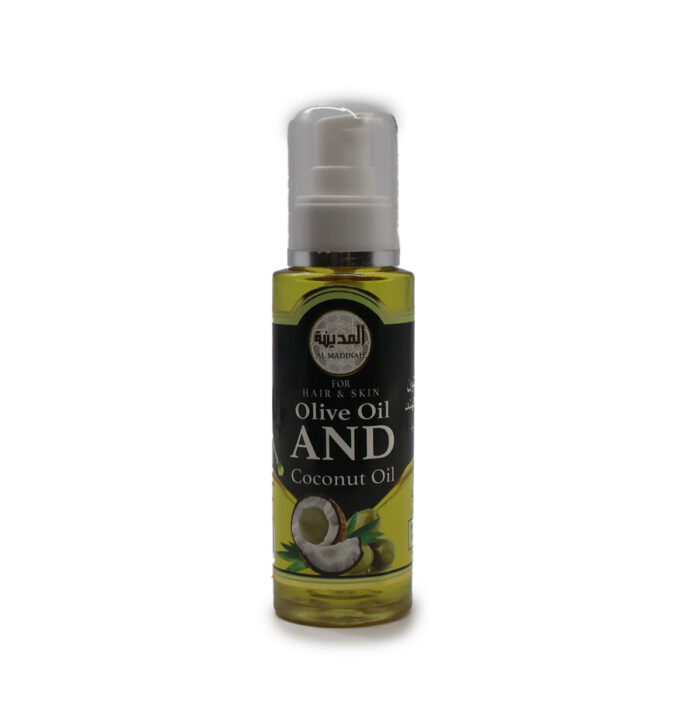 AL MADINAH OLIVE OIL & COCONUT OIL Extra Virgin Spray For Hair & Skin 100ML - Image 5