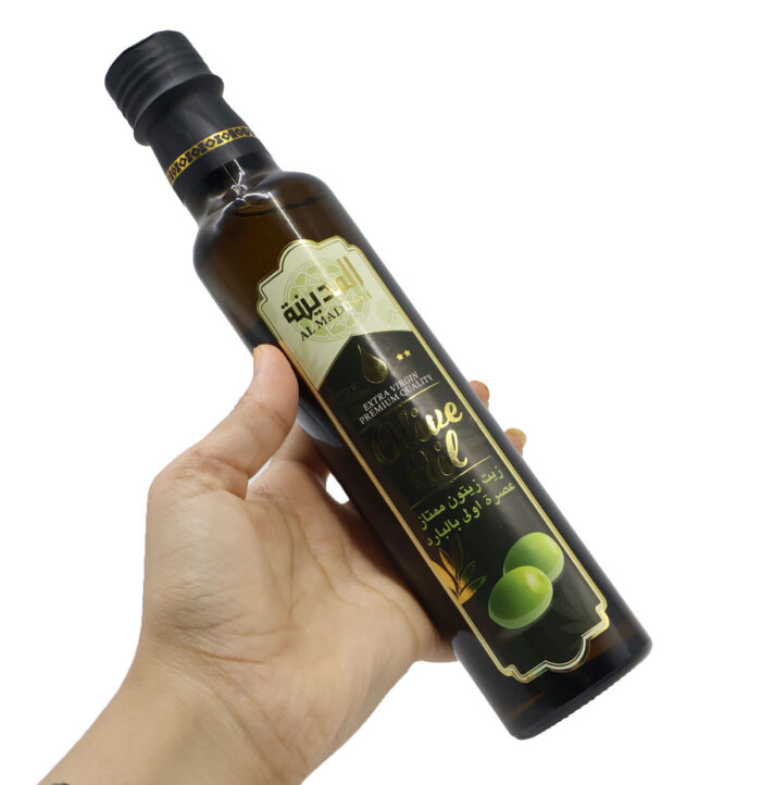 AL MADINAH Extra Virgin Olive Oil Cold Pressed Premium Quality { 100ML, 250ML, 500ML } - Image 7