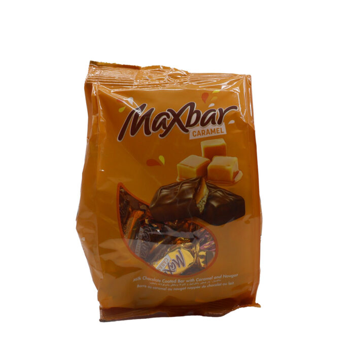 MAXBAR Caramel , Milk Chocolate Coated Bar With Caramel And Nougat  142G {1Pack ,2pack}