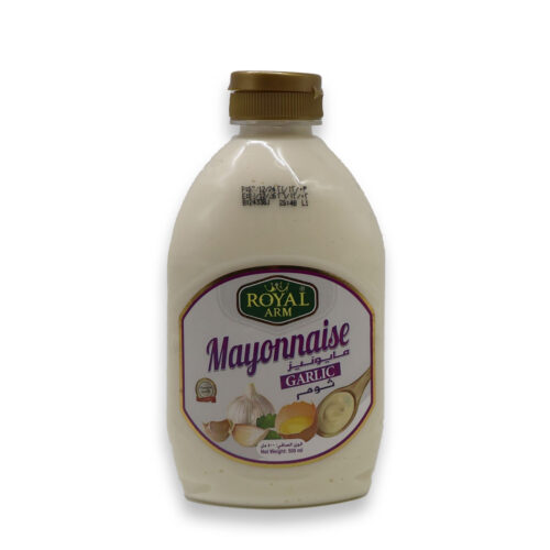 ROYAL ARM Garlic Mayonnaise 500ML Premium Quality ,Halal