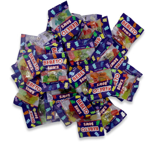 BEBETO MINI BEARS JELLY GUM 10G {250G, 500G, 980G}