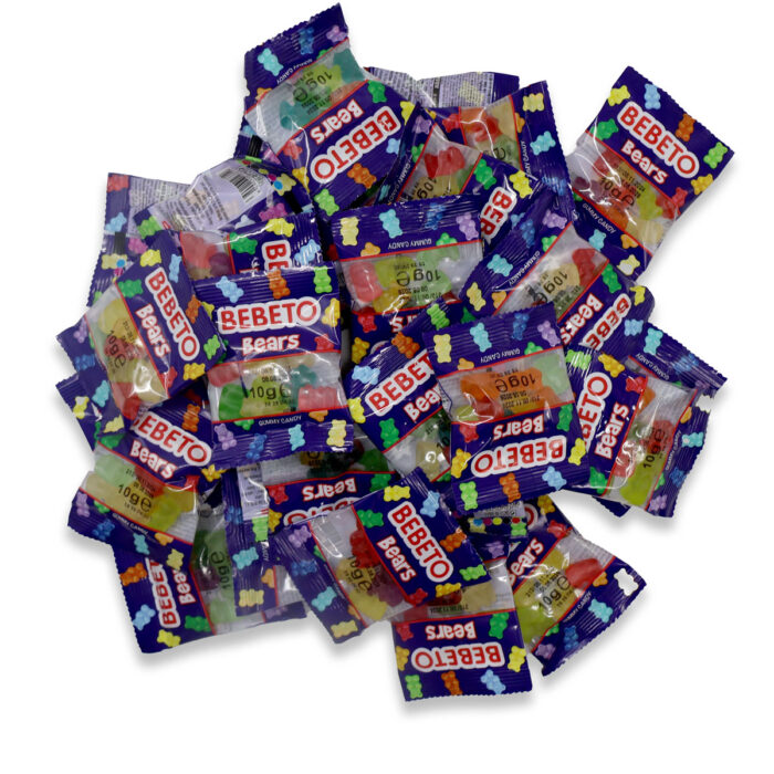 BEBETO MINI BEARS JELLY GUM 10G {250G, 500G, 980G}