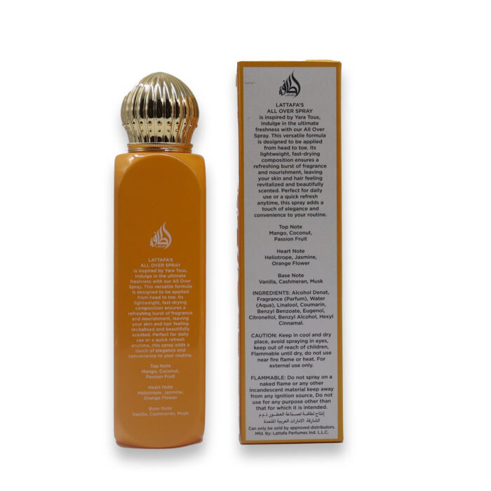 LATTAFA YARA TOUS MINYAK WANGI - 150ML ALL OVER SPRAY PERFUMES - Image 3
