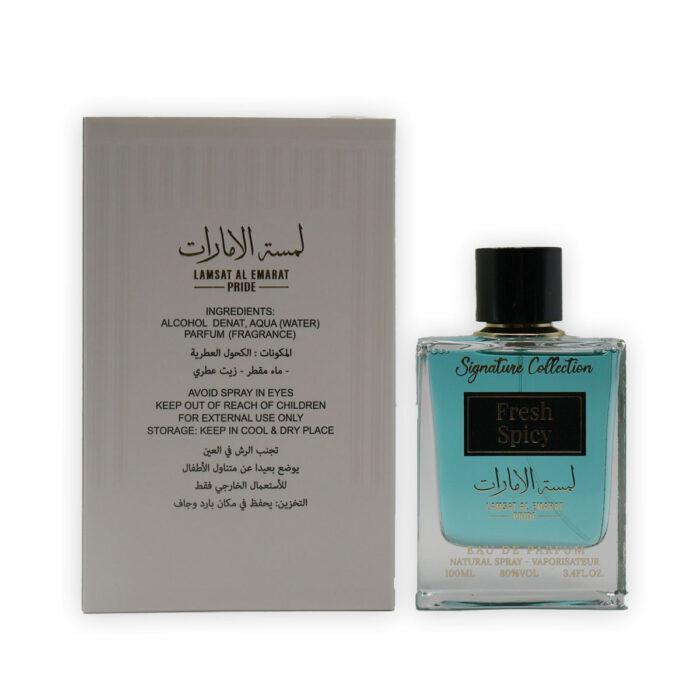 Lamsat Al Emarat Pride Fresh Spicy Signature Collection Minyak Wangi - 100ML EDP - Image 5