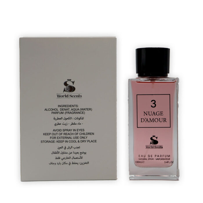 World Scents 3 Nuage D'Amour Minyak Wangi - 100ML Eau De Parfum - Image 5